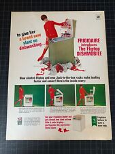 Vintage 1968 Frigidaire Dishwasher Christmas Holiday Print Ad picture