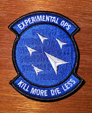 USAF Experimental Ops Kill More Die Less CCA AFRL Patch RQ-180 FQ-42 FQ-44 NTTR picture