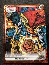 2022 Upper Deck Marvel Platinum Hobgoblin Orange Checkers 14/33 picture