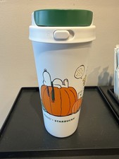 Starbucks x Peanuts Snoopy The Great Big Pumpkin Tumbler NEW picture