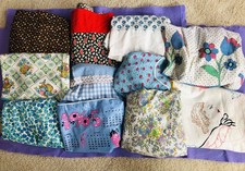 11 Vintage Apron Lot 40’s 50’s 1965 Calendar Feed Sack Full Half picture