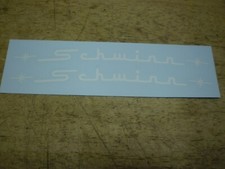 Schwinn Approved Stingray White Top Tube Bicycle Decal Set & Deluxe Slik Chik && picture