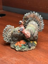 Vintage K's Collection Thanksgiving Turkey Figurine Holiday Decor picture