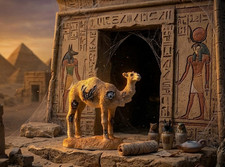 Lemax Spooky Town CAMEL #82490 • RETIRED • NEW picture