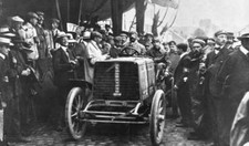 George Heath winner of Circuit des Ardennes driving a Panhard 1904 OLD PHOTO picture