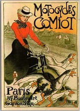 1983 / Modern Print French Advertising Poster 4x6 POSTCARD 