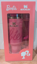 Barbie Icon x Stanley Pink Tumbler 40 oz Quencher Limited Edition 2024 picture
