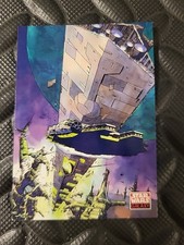 1993-95 Topps Star Wars Galaxy Promos #DH3 Cam Kennedy artwork/Millennium Falcon picture