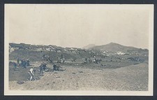 1910's Hunan China MILITARY ROAD WORKERS Vintage Photos (Set of 2) picture