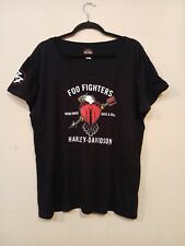 Harley Davidson X Foo Fighters Shirt Womens Plus Size 2XL XXL Limited Edition picture