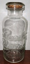 Reeds Patties Store Counter Top Display Jar 11 1/2