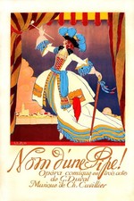 🎭 Nom d'une Pipe Opera Poster - Vintage 1920s 24x36” Classic Print 🤯💯 picture