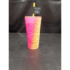 NEW Starbucks Summer 2025 Color Changing Textured 18 Oz Cup Tumbler Goblet picture