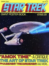 Star Trek Giant Poster Book Voyage Six 1977 Magazine Posters Vintage Rare SciFi picture