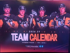 Highmark Pittsburgh Penguins 2026-27 Team Calendar (Sidney Crosby Cover) picture
