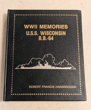 *SIGNED* WWII Memories U.S.S. Wisconsin B.B-64 (NUMBERED) picture