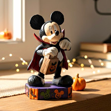 Halloween Disney Mickey Mouse Halloween Vampire Figurine on Decorative Base  picture