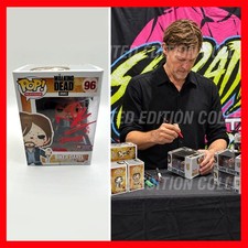 NORMAN REEDUS SIGNED Daryl Dixon Funko POP #96 - The Walking Dead - COA & PIC picture