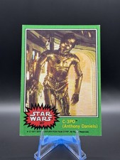 1977 Topps Star Wars Green Series 4 #207 C-3PO (Anthony Daniels) Corrected picture