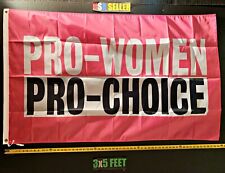 Pro Women Pro Choice Flag FREE USA SHIP Pink Pro Choice Women Girl USA Sign 3x5' picture