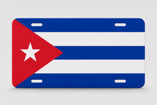 Country Flag Inspired 6x12 Aluminum License Plate Pick Your Country Novelty picture