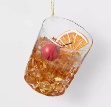 old fashioned fashion cocktail ornament picture