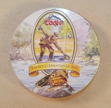 Coors VGT 1993 Coaster Tin Set. 4 Coasters. 3.25