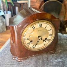 Vintage Smiths Enfield St Paul’s Bakelite Bim-Bam Mantel Clock Serviced picture
