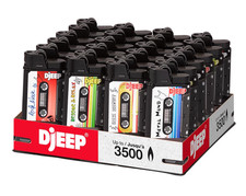 DJEEP Pocket Lighters, cassette Collection Lighters, 24 ct tray picture