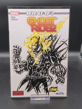 What If? Ghost Rider #1 Blank • Marvel • 2018 • Vol. 1 • Sketch by Frank Uzan picture