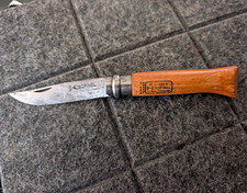 Opinel No. 9 Le Choix Pocketknife Stainless Blade Wood Handle Ring Lock picture