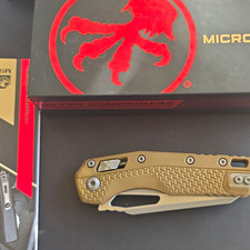 Microtech MSI S/E Tri-Grip Dark Earth Apocalyptic RAM-LOK 210T-10 LOT #05 picture
