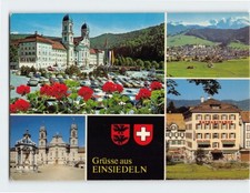 Postcard Grüsse aus Einsiedeln Switzerland picture