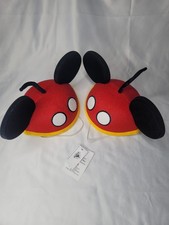 New Disney Park Exclusive Mickey Mouse Ear Kids Hats Red Shorts NWT (Set of Two) picture