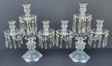 Pair of Heisey 301 Old Williamsburg 3-Light Candelabras **Excellent-No Chips** picture