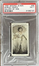 1936 Mitchell & Son Gallery of 1935 SHIRLY TEMPLE #26 PSA 7 NM picture