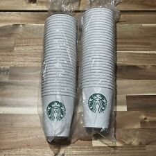 Starbucks 8 Oz Ounce Paper Cups 60 Two Sleeves Of 30 2019 picture