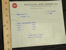 1923 REMINGTON ARMS COMPANY billhead Kingston Arkansas  picture