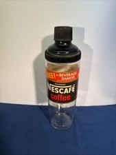 Vintage Nescafe 10oz Glass Beverage Shaker Coffee. Instant Nescafe Coffee. Used. picture