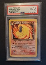 Dark Quilava Neo Destiny #39 Gem Mint PSA 10 Pokemon Card picture