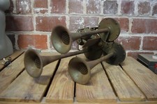 Antique E.A. Laboratories Inc. Triple Horn Car Automobile Brooklyn NY picture