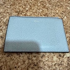 Valextra Fragment Card Case Zippered Thin Leather Unisex picture