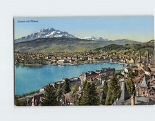 Postcard Lucerne mit Pilatus Lucerne Switzerland picture