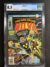 NOVA #1 CGC 8.5 1976 White pages Key 1st Appearance Of Richard Ryder *S12 picture