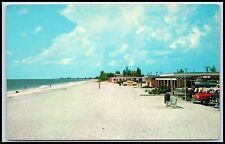Postcard Snow Whtie Sands Along Gulf Of Mexico Nokomis Beach FL I33 picture