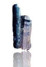 21   Carat  Bicolor Tourmaline Crystal From Afghanistan picture