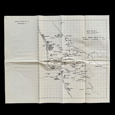 RARE Original WWII March 1945 Remagen Ludendorff Bridge Rhine River Sketch Map picture