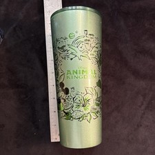 Purchased in 2024 Disney x Starbucks Animal Kingdom Metal Tumbler Rare Freeship picture