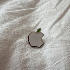 Rare Original Apple Earth Day Enamel Pin – Vintage Apple Logo Collectible picture