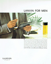 1980 Lanvin for Men EU Men's Toilet Advertising 0423 Advertising Advertisement picture